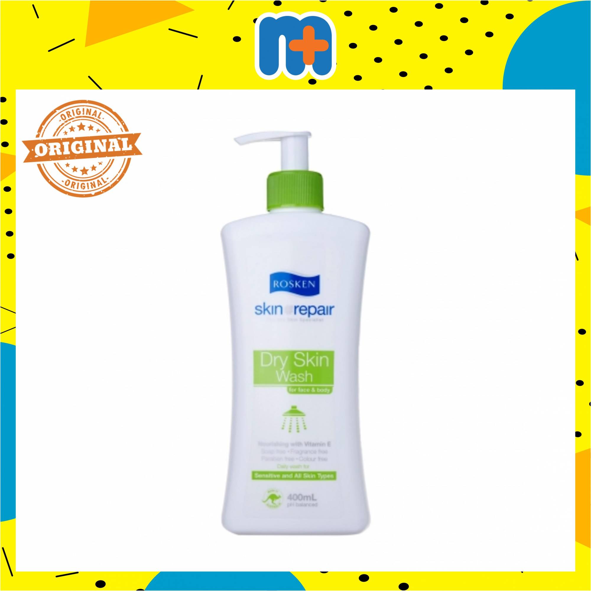 ROSKEN DRY SKIN WASH 400ML